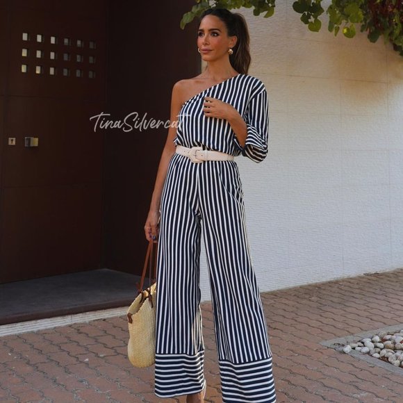 BLOGGER'S FAVE! Zara 2 Piece Striped Pants And Shirt Set NWT - Picture 16 of 16